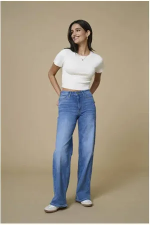 JDY High waist wide leg jeans FELINA