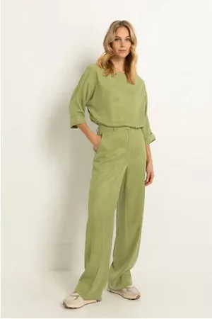 Claudia Sträter Straight high waist pantalon