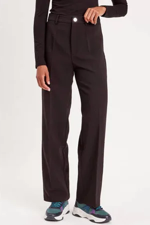 Cache Cache High waist straight fit pantalon zwart