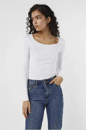 VERO MODA Longsleeve VMMAXI van katoen