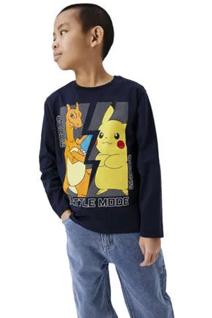 NAME IT KIDS Pokemon longsleeve met printopdruk