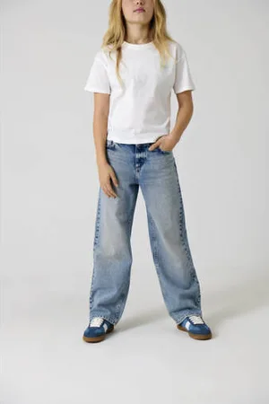 ONLY KIDS GIRL wide leg regular waist jeans