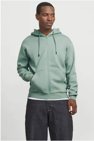 JACK & JONES ESSENTIALS sweatvest lichtgroen