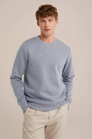 WE Fashion Sweater grijsblauw