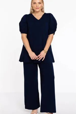 Yoek Straight fit broek