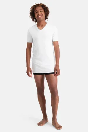Bamboo Basics Long fit ondershirt Velo met bamboe (set van 2)