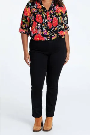 Paprika High waist slim fit broek