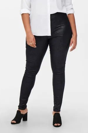 ONLY Coated high waist skinny broek CARKARLY