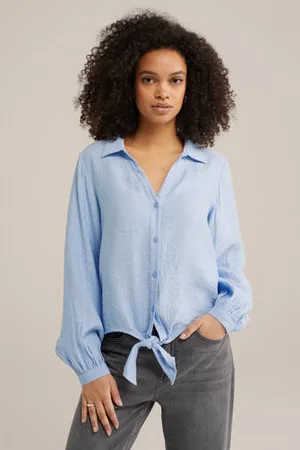 WE Fashion Blouse lichtblauw