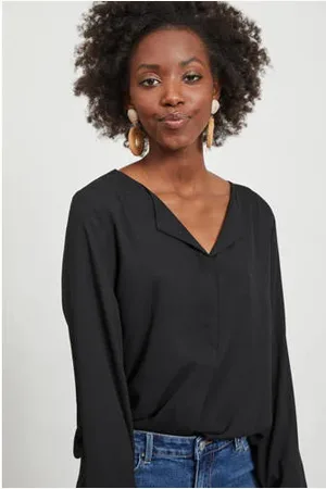 VILA Blouse VILUCY zwart