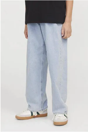 JACK & JONES JUNIOR high waist loose fit jeans light