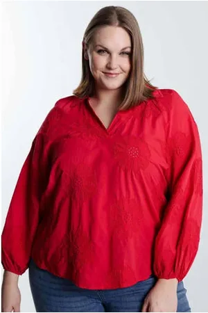 Paprika Blousetop broderie