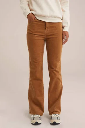 WE Fashion Corduroy flared broek