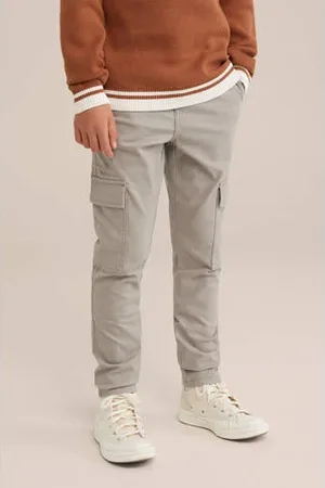 WE Fashion Blue Ridge slim cargo broek