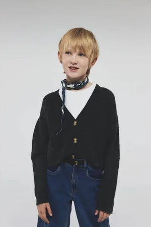 NAME IT KIDS gemêleerd vest NKFHOLLY