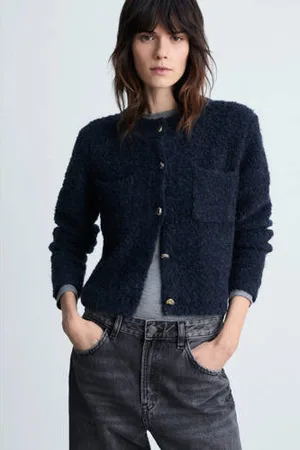 MANGO Gebreid vest