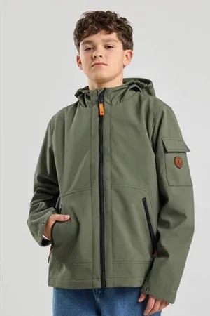 America today Softshell jas lente groen