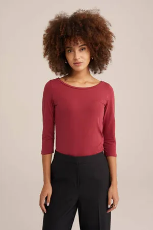 WE Fashion Top rood
