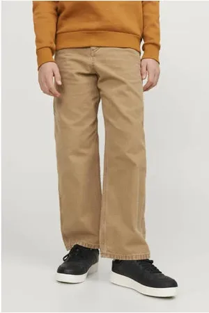 JACK & JONES JUNIOR high waist loose fit jeans JJIALEX JJCARPENTER