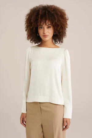 WE Fashion Blousetop ecru