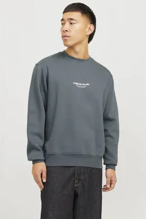 JACK & JONES ORIGINALS sweater grijs