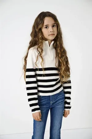 ONLY KIDS GIRL gebreide trui wit
