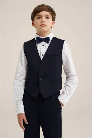 WE Fashion Gilet donkerblauw