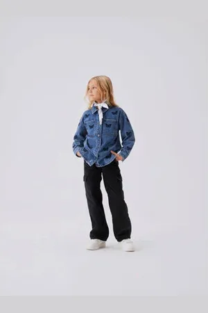 NAME IT KIDS wide leg jeans NKFROSE