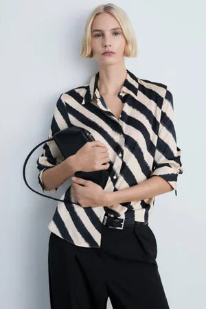 MANGO Blouse ecru