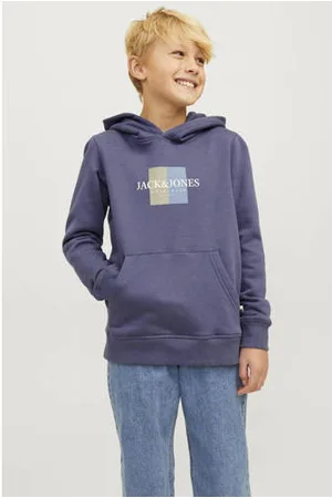 JACK & JONES JUNIOR hoodie JORFREDERIKSBERG met printopdruk
