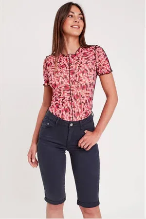 Cache Cache Slim fit denim short
