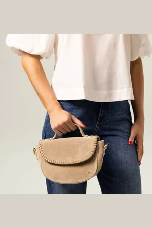 Manfield Suede crossbody tas