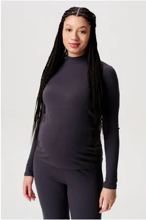 Noppies Maternity ribgebreide zwangerschapslongsleeve Sira