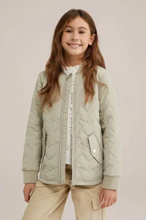 WE Fashion Bomberjack groen