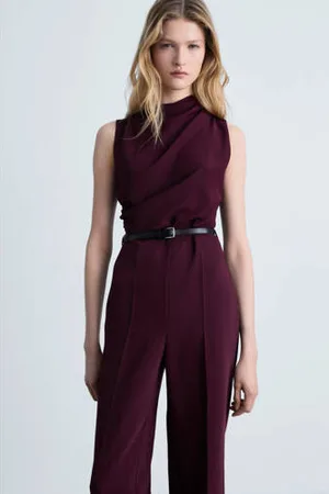 MANGO Straight jumpsuit