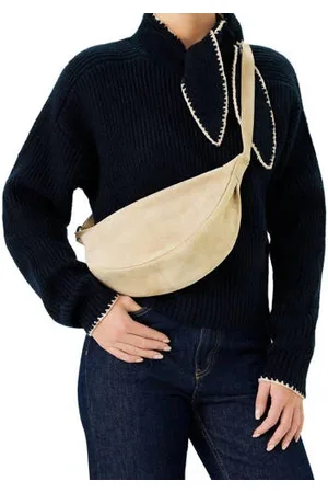 Manfield Suede crossbody tas