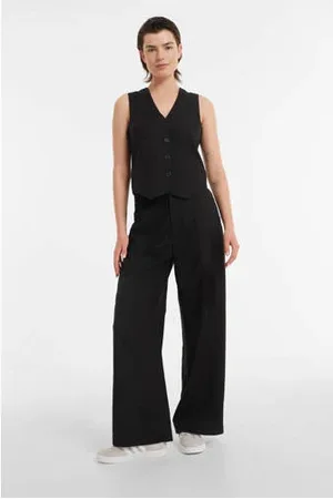 RUBY Linnen wide leg broek