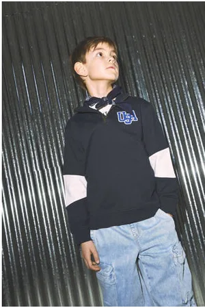 NAME IT KIDS sweater donkerblauw
