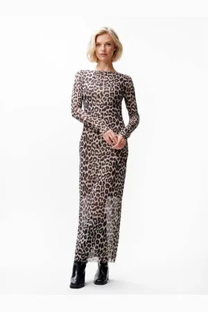 Catwalk Junkie Maxi jurk met panterprint