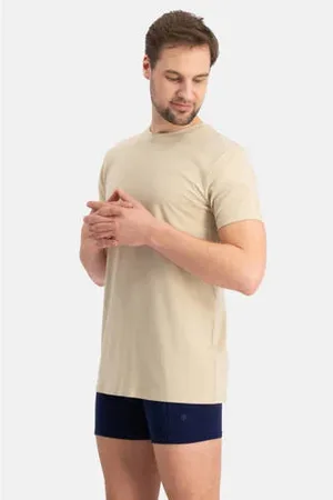 Bamboo Basics Ondershirt Ruben met bamboe (set van 2)