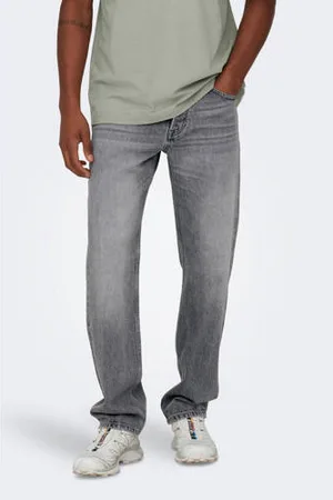 Only & Sons Straight leg jeans ONSEDGE medium grey denim