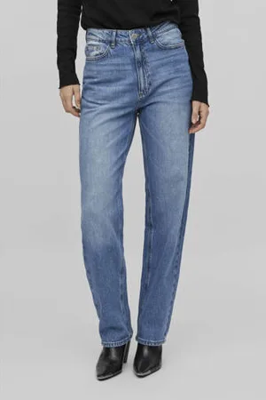 VILA High waist straight fit jeans