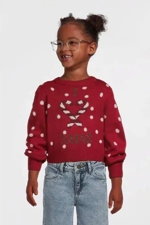 NAME IT KIDS kersttrui gebreid