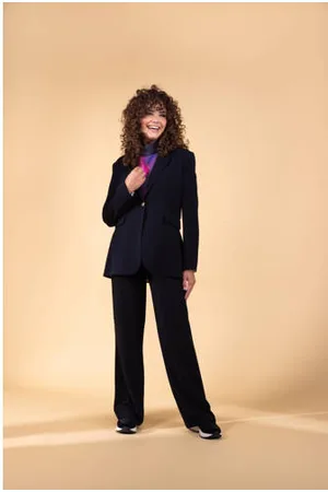 Label Dot High waist wide leg pantalon Riva