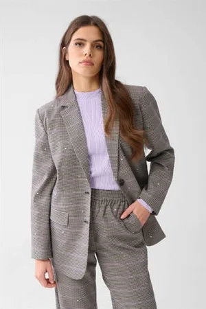 SHOEBY Oversized blazer grijs