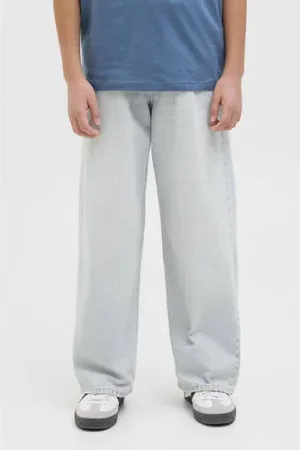 JACK & JONES JUNIOR high waist loose fit jeans light