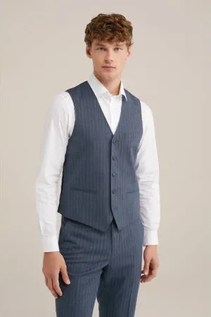 WE Fashion Gilet grijsblauw