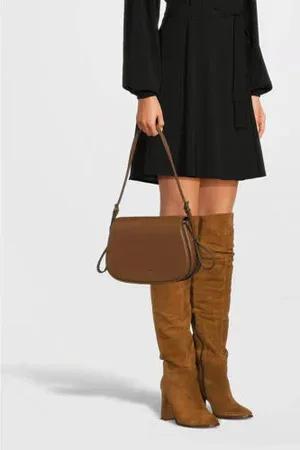 Michael Kors Leren crossbody tas Lydia