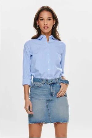 JDY Blouse MIO met krijtstreep