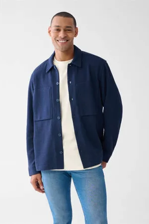 SHOEBY Overshirt donkerblauw